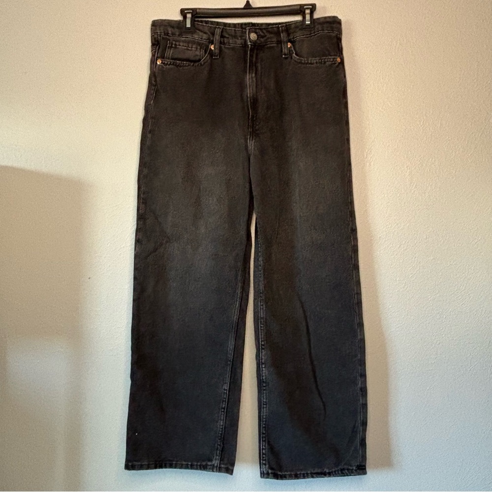 DIVIDED H&M Women's Black Wide Leg Jeans